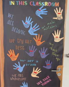 A classroom culture built around shared belonging and responsibility.